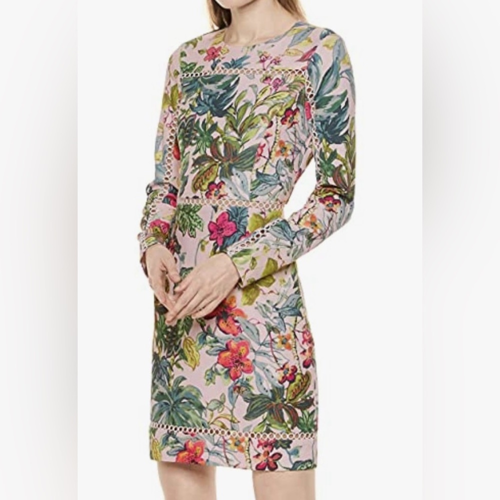 Laundry tropical print dress sz 4